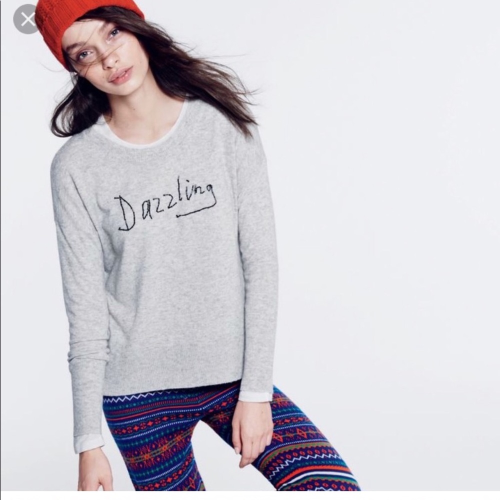 NWOT J.crew dazzling sweater